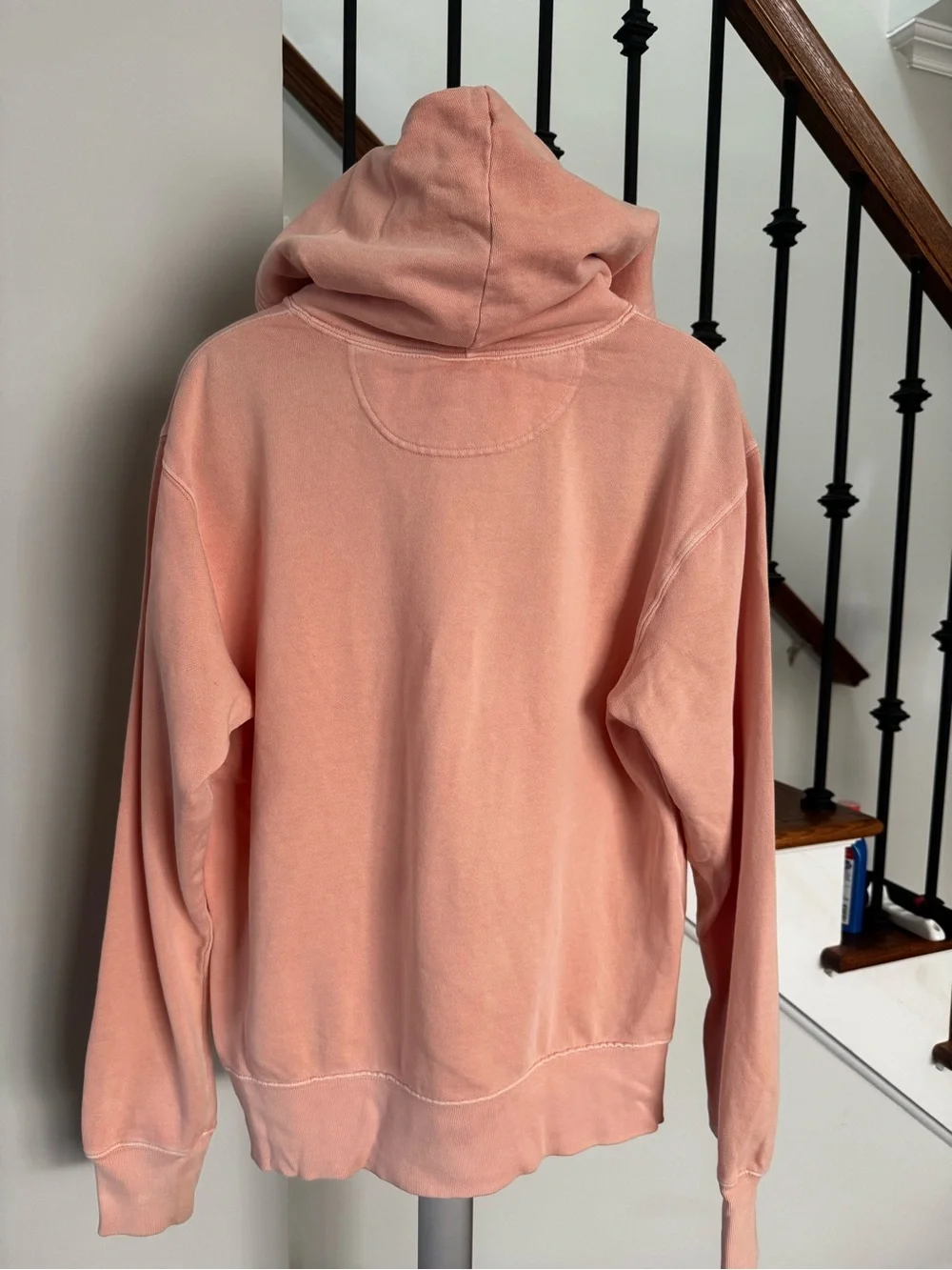 Champion Men's Crewneck Hoodie in Dusty Pink